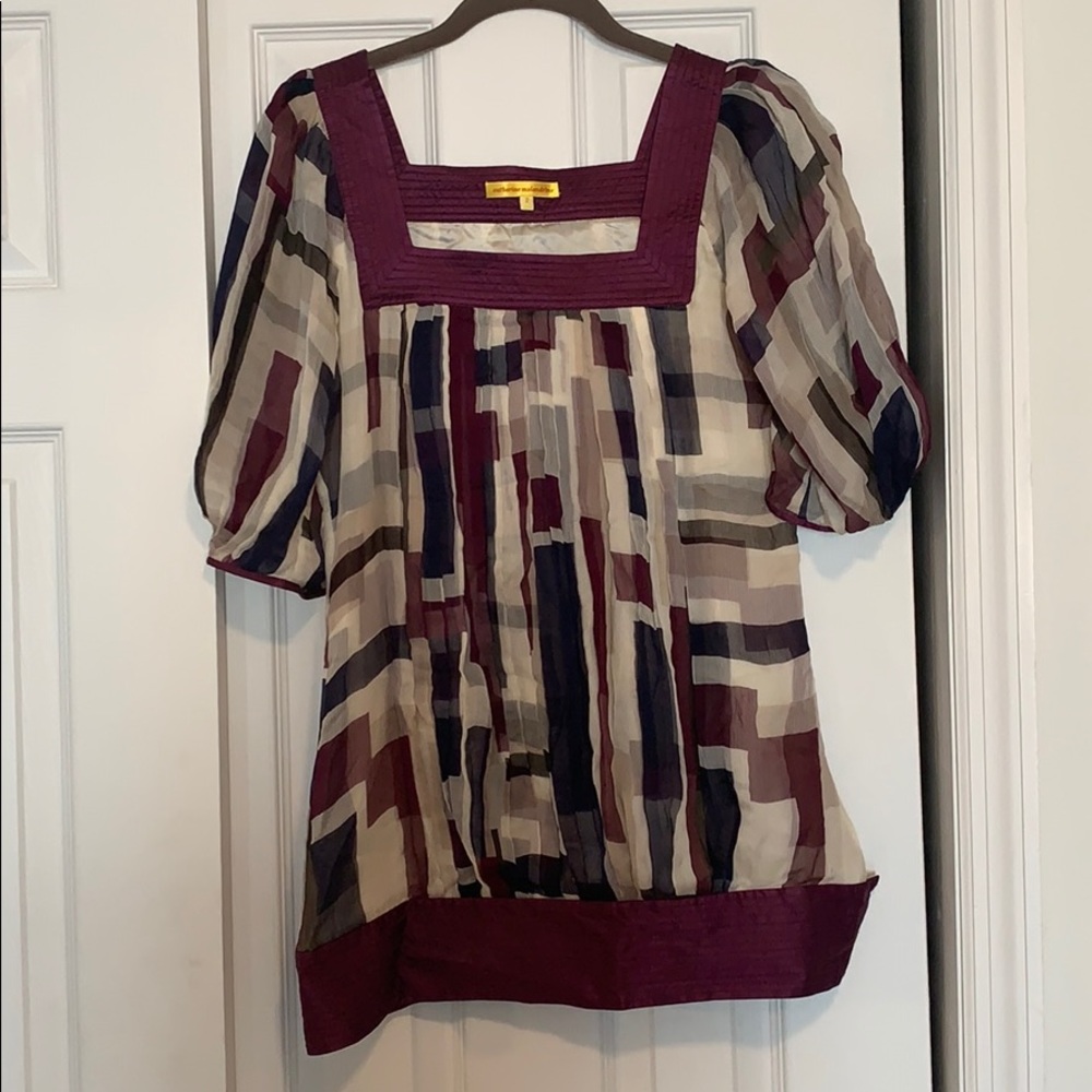 Catherine Malandrino Silk blouse-Size 2